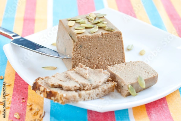 Obraz Meat paste made from liver