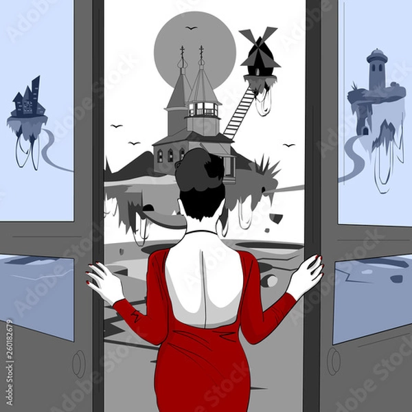 Fototapeta Katastrofa, ziemia się wali