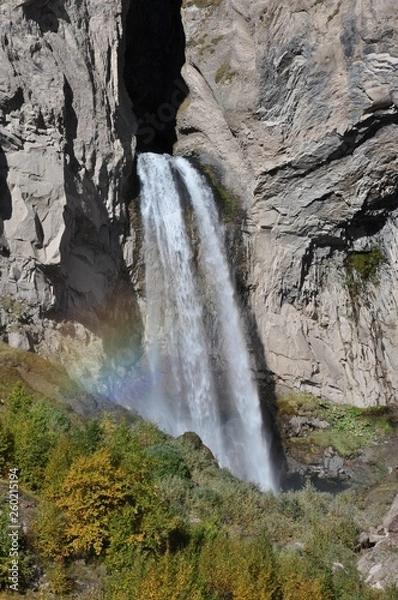 Obraz waterfall in mountains