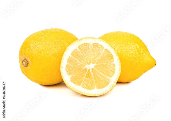 Fototapeta Lemons with half