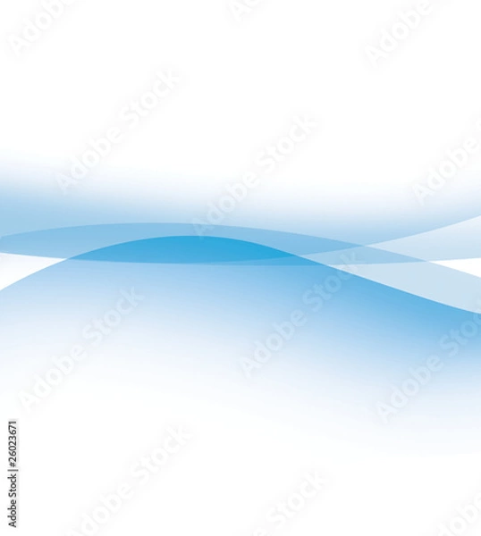 Fototapeta Abstract blue waves