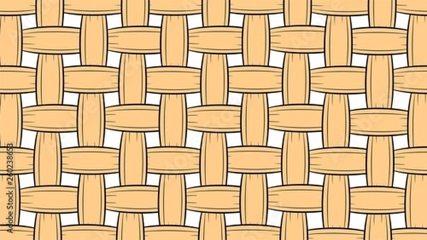 Obraz Wicker pattern background