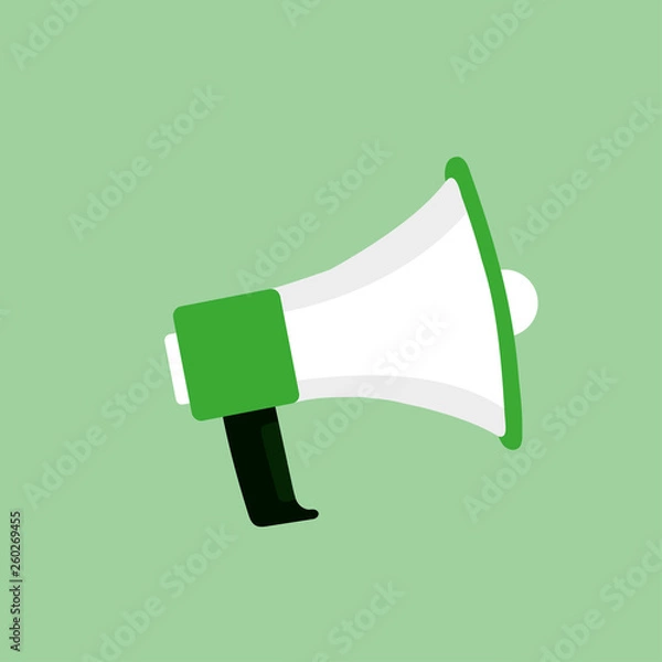 Obraz Manual green megaphone