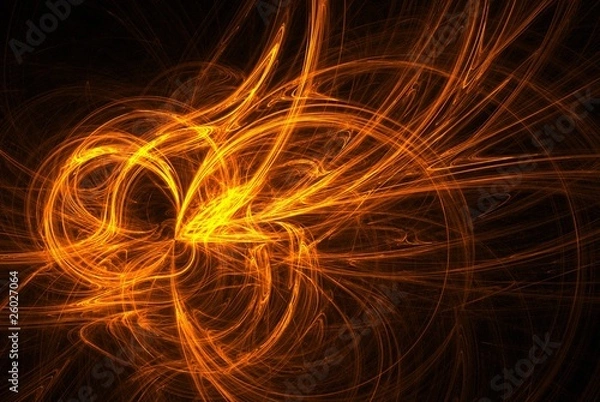 Obraz Fraktal pomarańczowy