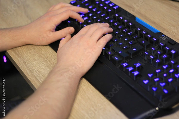 Obraz Hände Tastatur