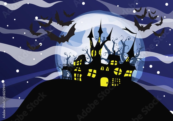 Obraz halloween  card