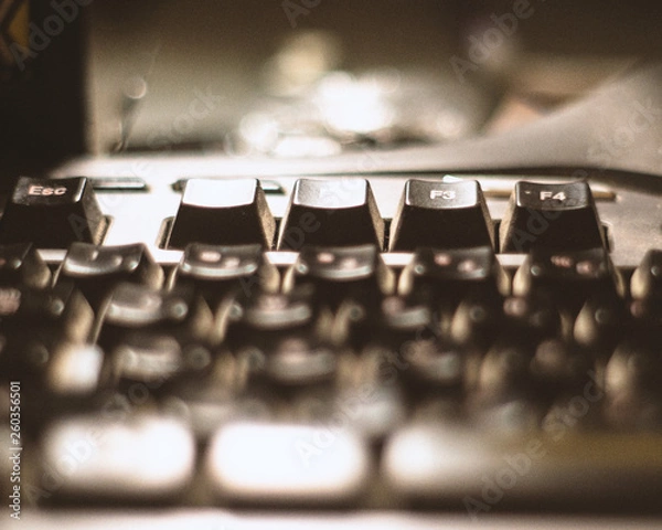 Obraz old computer keyboard