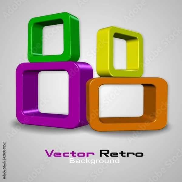 Obraz Vector Retrò Background