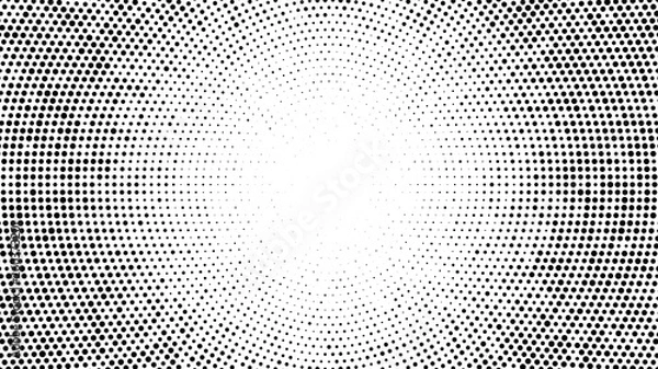 Obraz Halftone dotted background. Halftone effect vector pattern. Circle dots isolated on the white background.