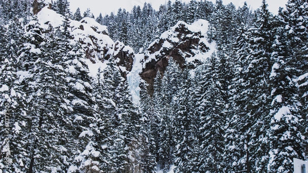 Fototapeta Frozen Waterfall