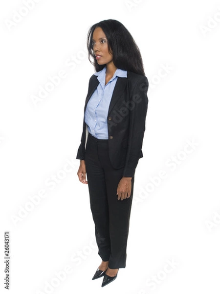 Obraz businesswoman - front view