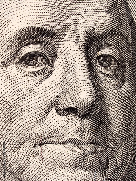 Obraz Stock Macro Photo of U.S. Currency