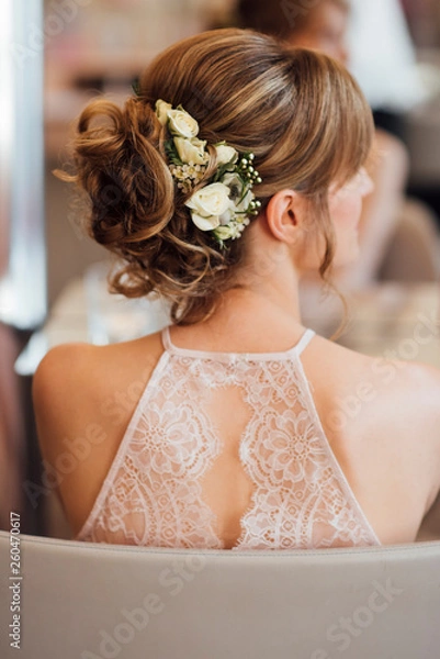 Obraz bride  at the salon