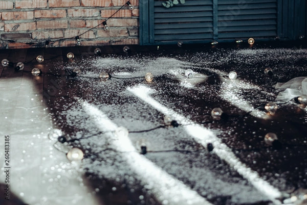 Obraz railway in winter