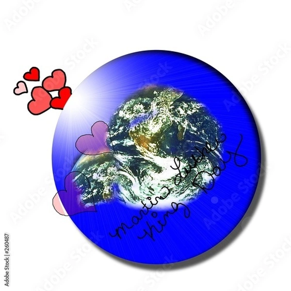 Fototapeta shedding light on the world