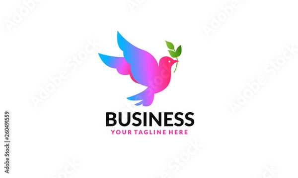 Obraz Abstract Bird vector logo.zip