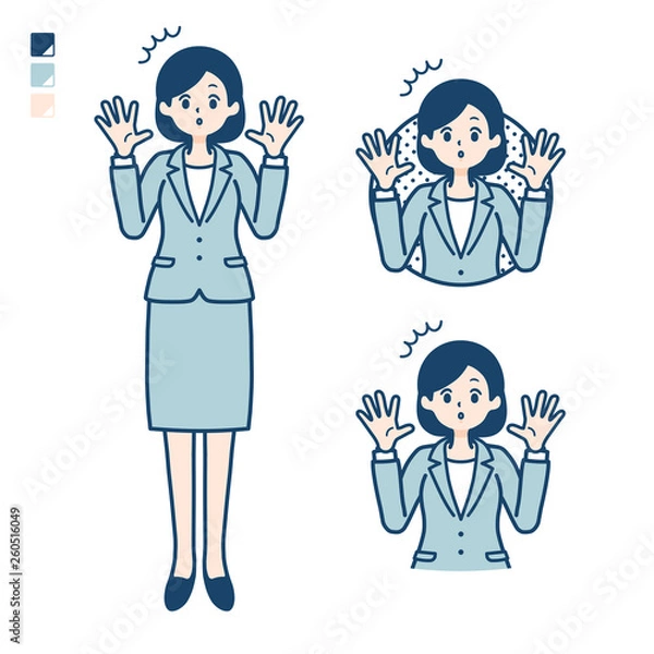 Fototapeta スーツ女性