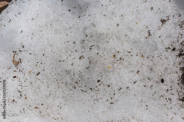 Obraz Texture of icy snow