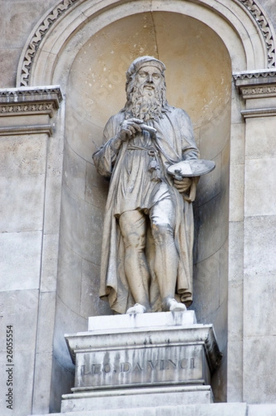 Obraz Leonardo Da Vinci statue