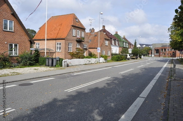 Obraz Street in Hillerod, Denmark