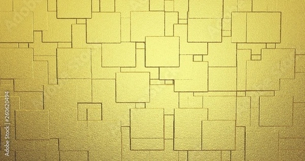 Obraz Abstract geometric rose golden backgroundfoil tiles texture seamless background 3D rendering