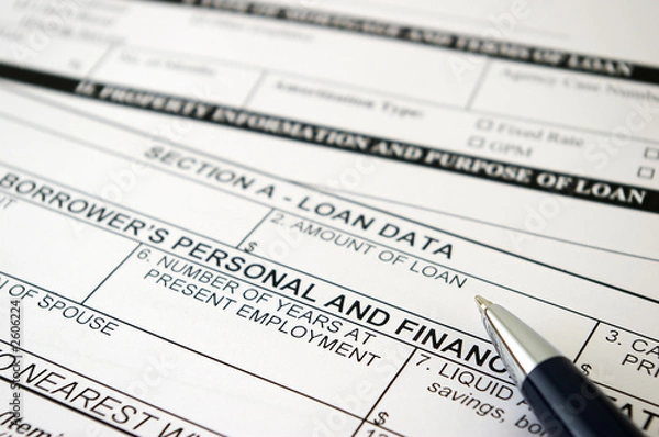 Obraz request for loan