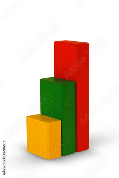 Obraz diagram from blocks