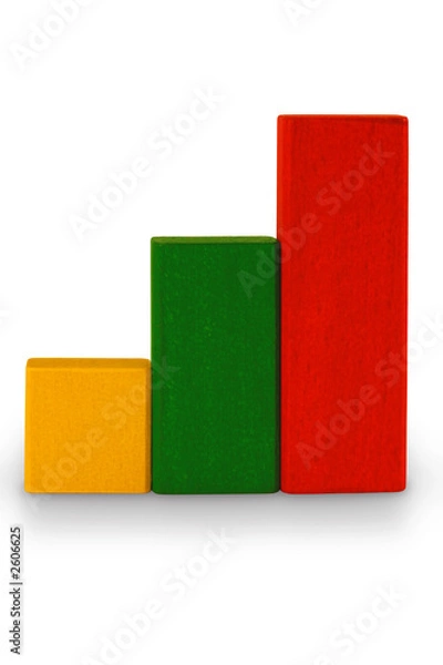 Obraz diagram from blocks