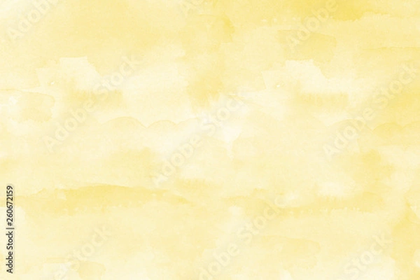 Obraz Yellow watercolor background