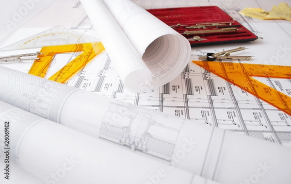 Obraz Architectural desk