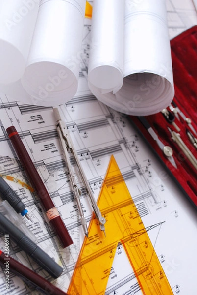 Obraz Architectural desk