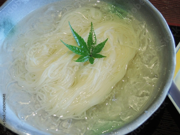 Fototapeta そうめんの鉢