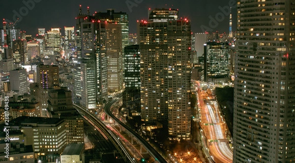 Obraz Tokyo night view
