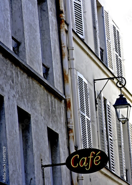 Fototapeta the cafe in paris france