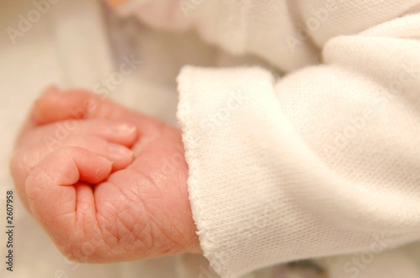Obraz newborn baby hand
