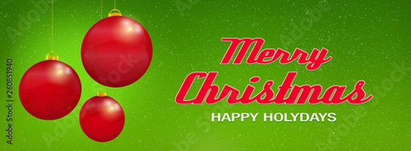 Obraz merry christmas background