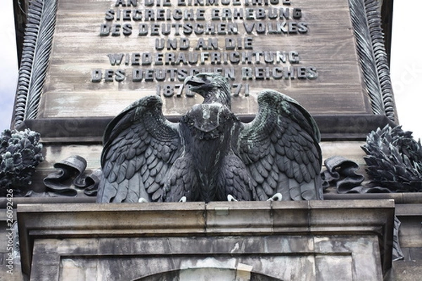 Obraz Niederwalddenkmal in Nahaufnahme