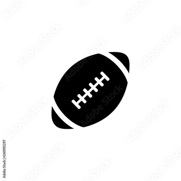 Fototapeta American football icon. Vector