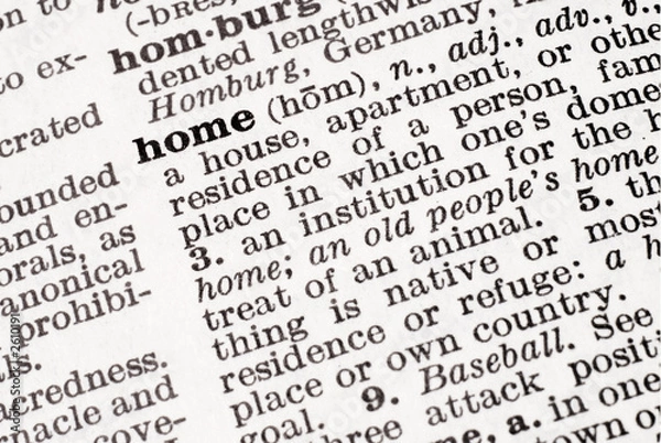 Obraz definition of home