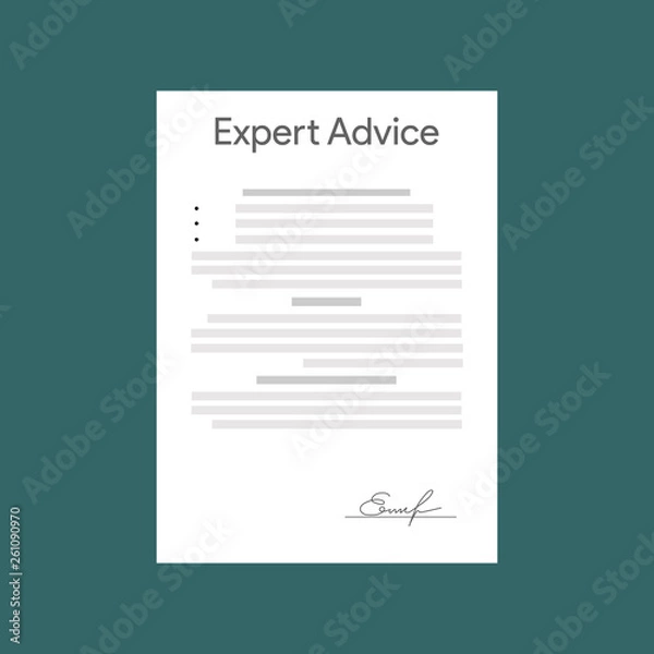 Fototapeta Expert advice - Vector