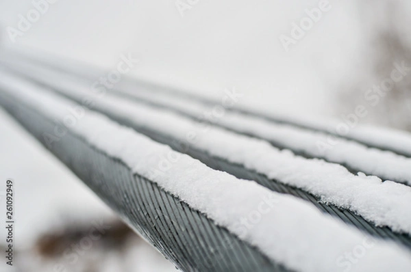 Obraz cable in the snow