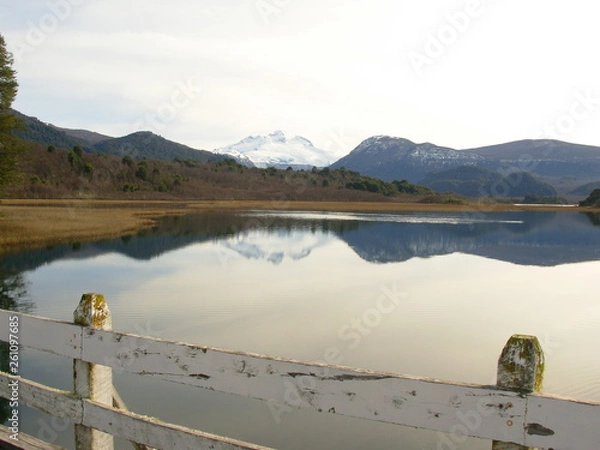 Obraz lake and mountains