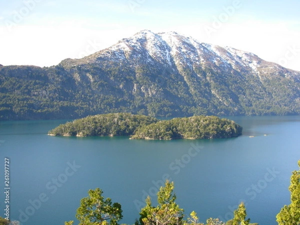 Obraz lake and mountains