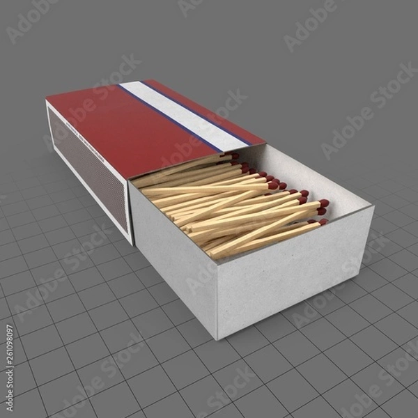 Obraz Otwórz pudełko meczowe