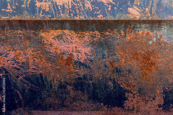 Fototapeta Metal Rusty Surface. Closeup