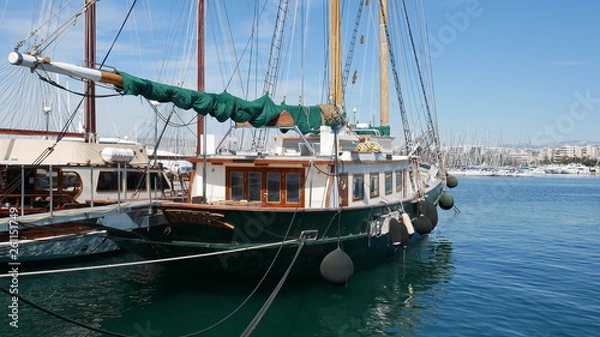 Obraz Old style Sailing ship. Greece