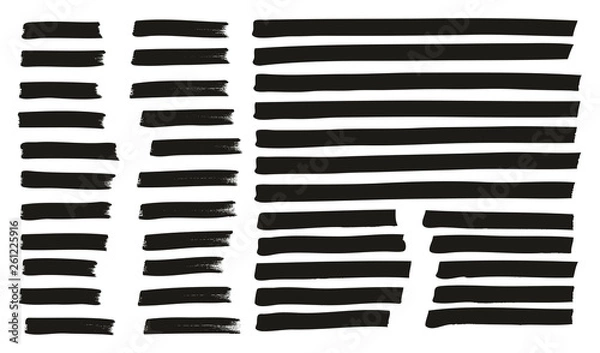 Fototapeta Tagging Marker Medium Lines High Detail Abstract Vector Background Set 129