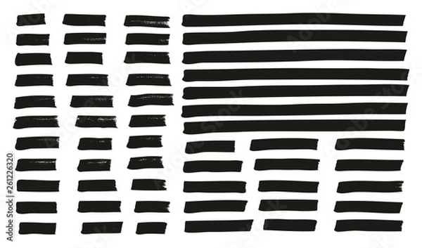 Fototapeta Tagging Marker Medium Lines High Detail Abstract Vector Background Set 99