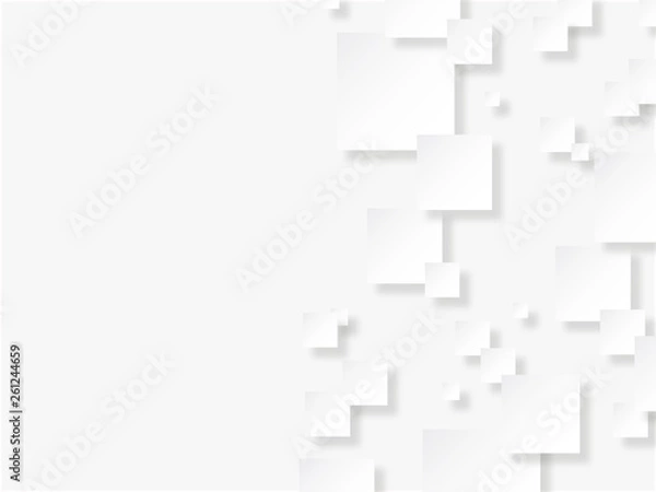 Fototapeta 白い四角形の背景