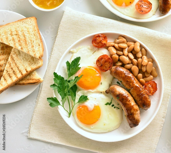 Obraz Breakfast on plate